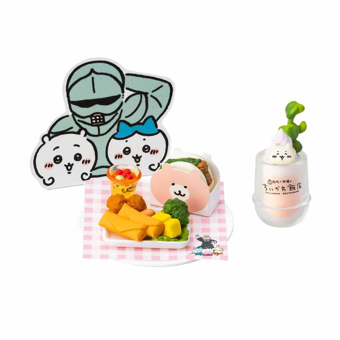 Japan Chiikawa Miniature Serise | Chiikawa Chinese Restaurant Mini Figure Collection (8 types) 8Pack BOX - Kawaii Miniature World Doll Room - KawaiiGiftLand