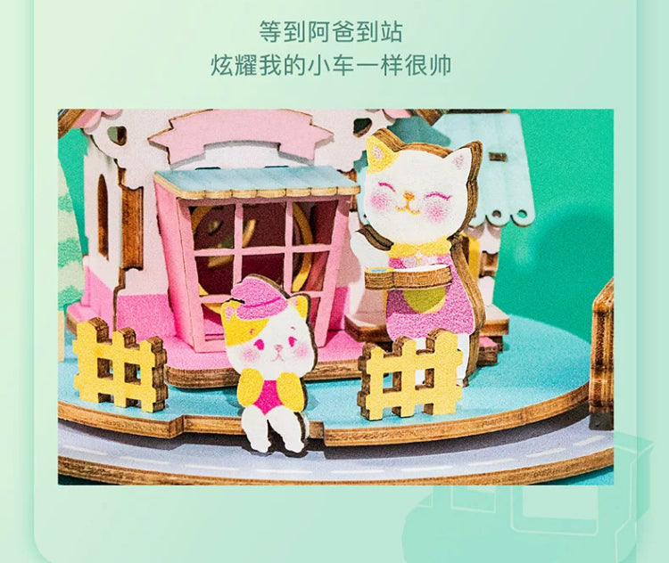 Craft Kits Wooden Music Box | Mystery Night Dreams - DIY Handmade Mini World Miniature Gift