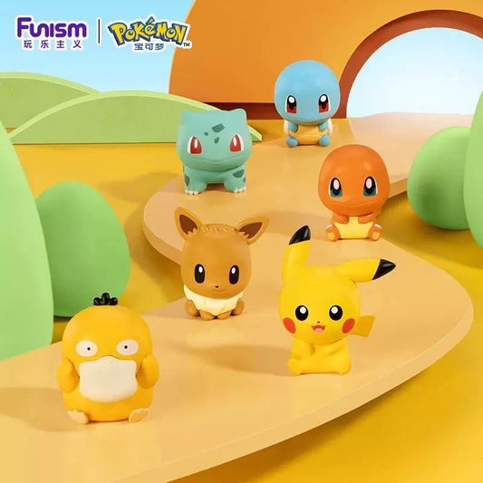 Japan Cartoon Pokemon Little Adventures Part 1 with PokeBall | Pikachu Bulbasaur Charmander Squirtle Eevee Psyduck - Mascot Plush Doll Kawaii Decoration KawaiiGiftLand