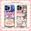 Japanese Cartoon ChiiKawa Laser Case | Amusement Park Firework Starry Night ChiiKawa Hachiware Usagi Merry Go Round - Phone Case Samsung Galaxy S26 S25 S24 S23 S22 S21 FE Ultra Edge