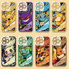 Japan Cartoon Pokemon Postal Street Style | Pikachu Gengar Squirtle Psyduck Mimikyu Bulbasaur Charmander Eevee - iPhone Case PLUS SE2 XS XR X 11 12 13 14 15 16 16e 17 17e Pro Promax 12mini 13mini