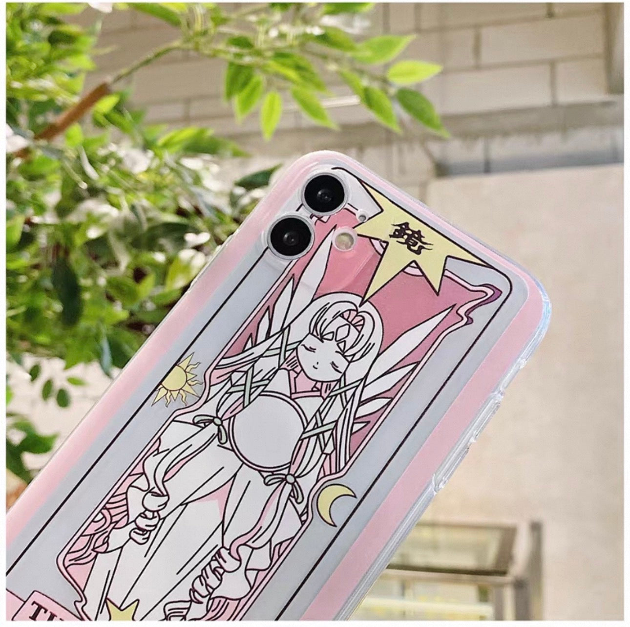 Cardcaptor Sakura Card Version Part 7 with Stand & Strap | The Hope & The Mirror - iPhone Case PLUS SE2 XS XR X 11 12 13 14 15 16 16e 17 17e Pro Promax 12mini 13mini