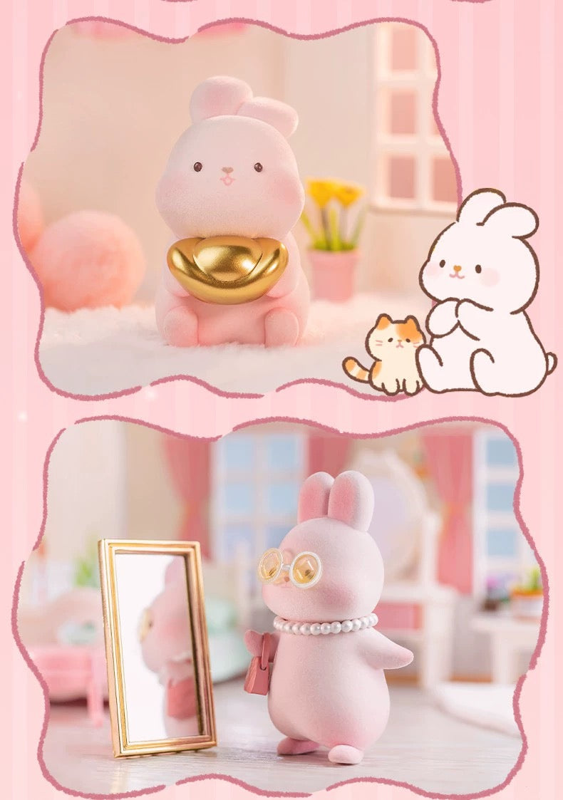 Momo with Bunny Kawaii Lovely Characters | Momo Bunny Daily - Toy Collection Mystery Blind Box KawaiiGiftLand