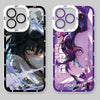 Japanese Anime Kimetsu no Yaiba Demon Slayer Half Battle Soul Style | Iguro Obanai Kocho Shinobu - iPhone Case PLUS SE2 XS XR X 11 12 13 14 15 16 16e 17 17e Pro Promax 12mini 13mini