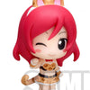 Japanese Anime Love Live! School Idol Project Mini Figure Keychain | Maki Nishikino Leopard Animal Pajamas - 2013 Retried Trading Mascot Charm Collectable Toys Mystery Blind Box