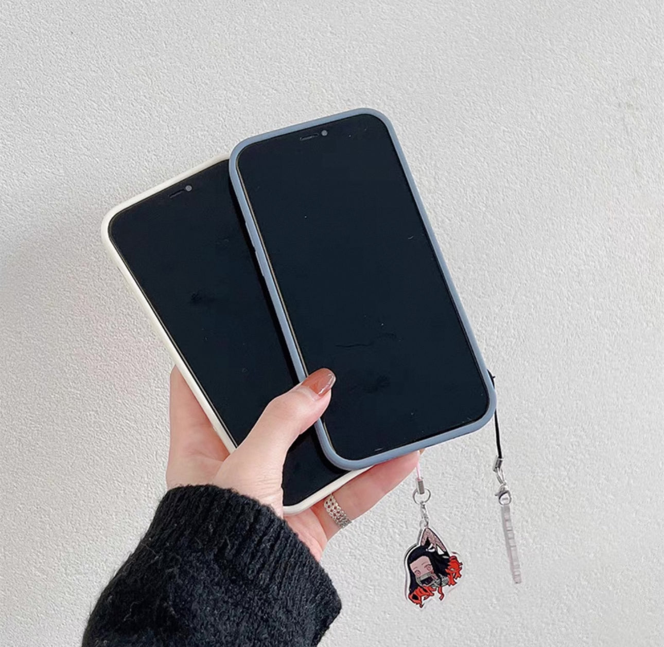 Japanese Anime Kimetsu no Yaiba Demon Slayer Pick Up Version | Tanjiro Zenitsu Inosuke Nezuko - iPhone Case PLUS SE2 XS XR X 11 12 13 14 15 16 Pro Promax 12mini 13mini KawaiiGiftLand