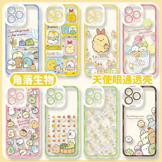 Japanese Cartoon Sumikko Gurashi Summer | 8 Styles - iPhone Case PLUS SE2 XS XR X 11 12 13 14 15 16 17 Pro Promax 12mini 13mini