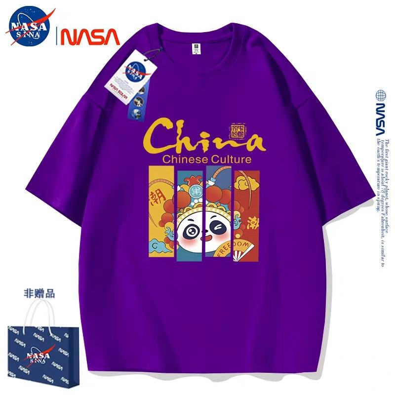 Cute Animals Panda Style T-Shirt Series | Chinese Style Panda Part2 - Kawaii Fashion Items for Child & Adult