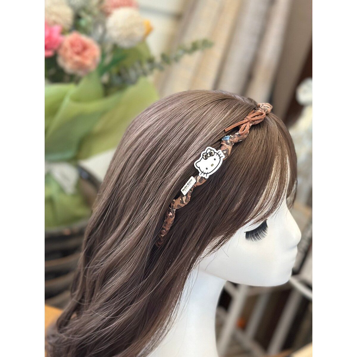 Hello Kitty toothed headband - Sanrio licensed fabric hair band view 3