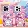 Japanese Cartoon Sanrio Cute Puppy Laser Case | My Melody Kuromi 2 Styles - iPhone Case 11 12 13 14 15 16 16e 17 17e 18 Pro Promax
