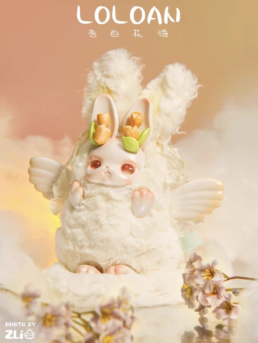 Fantasy Creatures Confession Flowers | LOLOAN Rabbit - Giant Plush Doll Collectable Toys Mystery Blind Box