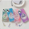 Japanese Cartoon CardCaptorSakura Phone Case with Strap | Laser Sakura Syaoran Tomoyo - Phone Case Samsung Galaxy S26 S25 S24 S23 S22 S21 FE Ultra Edge