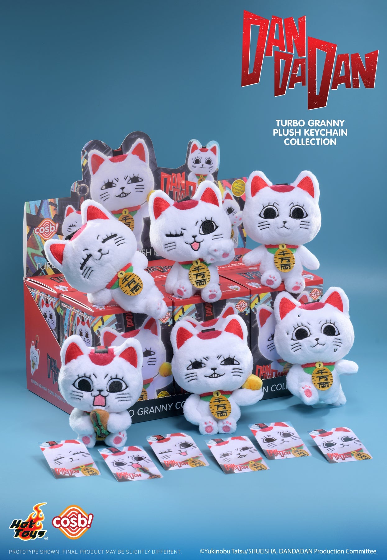Japan Anime Dandadan | Turbo Granny Plush Doll Keychain Mystery Box - Collectable Toys Blind Box