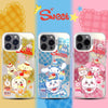 Japanese Cartoon ChiiKawa Laser Case | Sweet with ChiiKawa My Melody Hachiware Cinnamoroll Usagi Pompompurin - iPhone Case Plus SE2 11 12 13 14 15 16 16e 17 17e Pro Promax 12mini 13mini