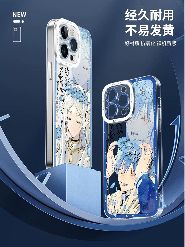 Japanese Anime FRIEREN | Frieren & Fern 6 Styles - iPhone Case PLUS SE2 XS XR X 11 12 13 14 15 16 16e 17 17e Pro Promax 12mini 13mini