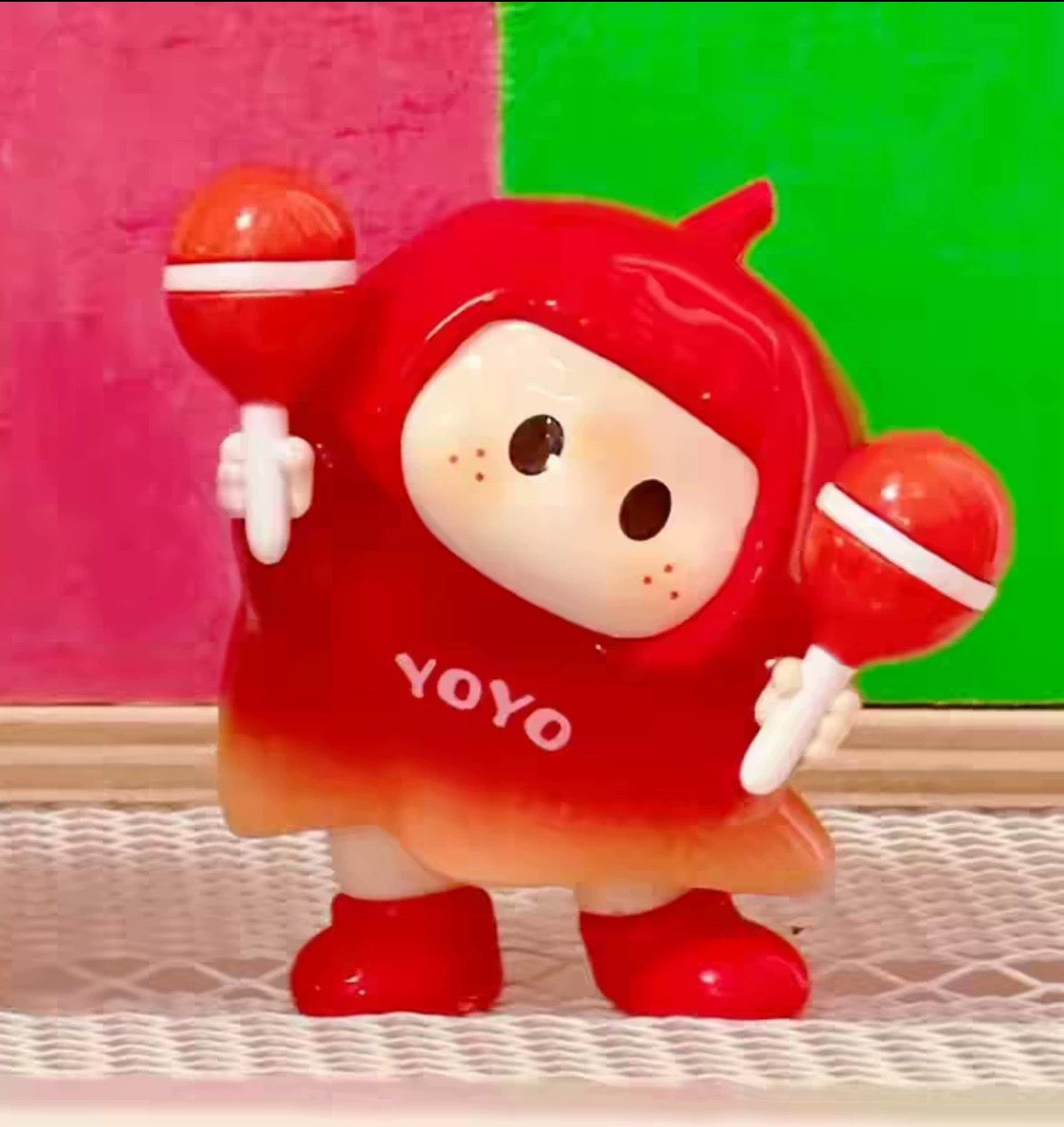 ฟิกเกอร์จิ๋ว YOYO Chan ชุดที่ 1 | คอลเลกชัน YOYO เอียงหัว - ของเล่นสะสมแบบสุ่ม (Mystery Blind Box)