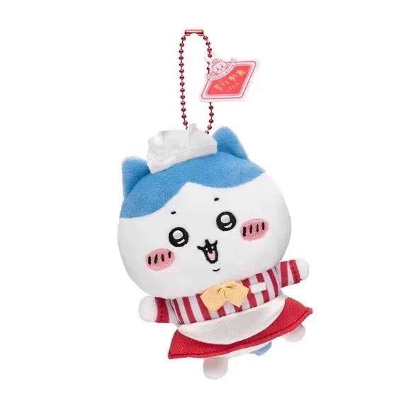 Free Gift : Japan ChiiKawa Restaurant Serise | ChiiKawa Hachiware Usagi Momonga Kurimanju Rakko Shisa Crab - Mini Plush Doll 10cm Keychain KawaiiGiftLand
