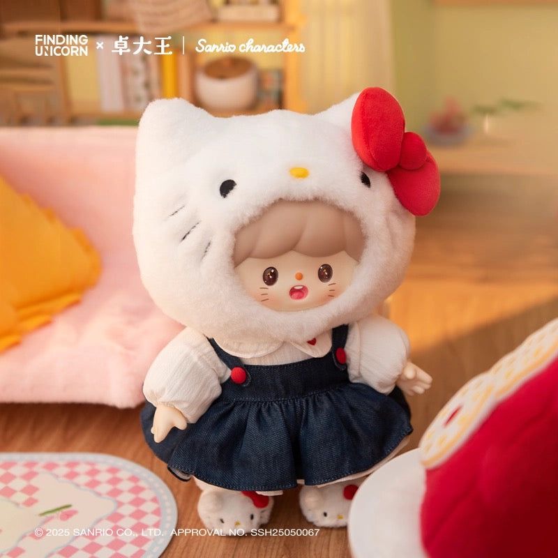 zZoton x Sanrio Characters Linking Buddies | Hello Kitty 33cm Big Joint Plush Doll - Collectable Toys 