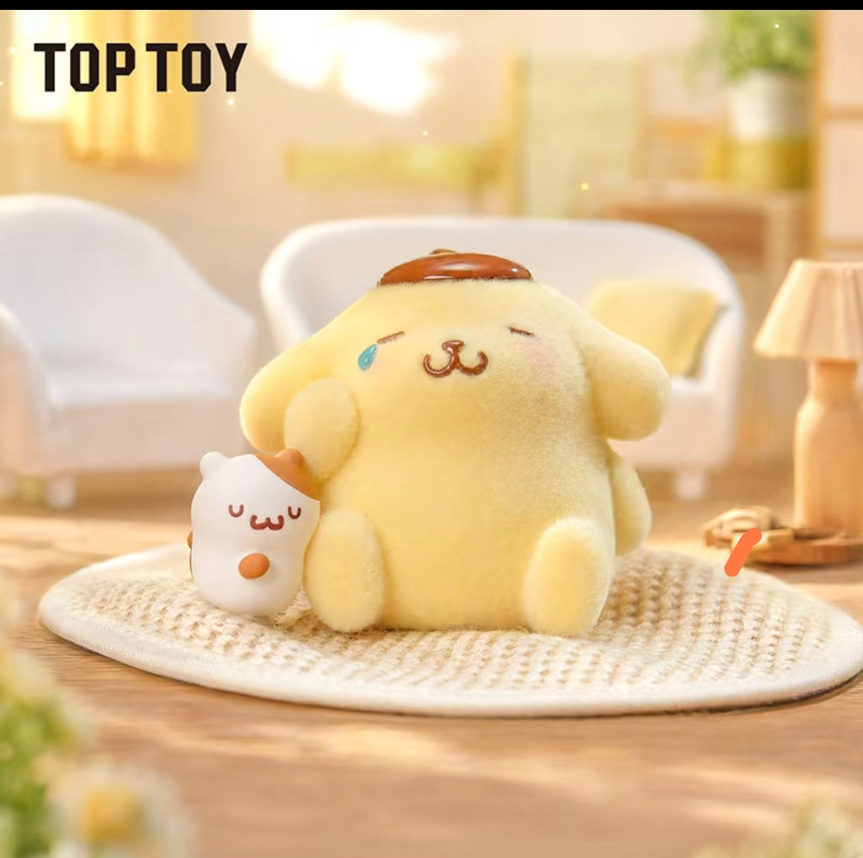 TOPTOY x Sanrio Pompompurin Floofy Daily Series Mystery Blind Box – Kawaii Collectible Figure & Desktop Decor