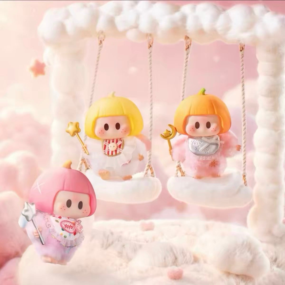 YOYO Chan Doll | Yoyo Angel Baby - Plush Vinyl Keychain Pendant Blind Box