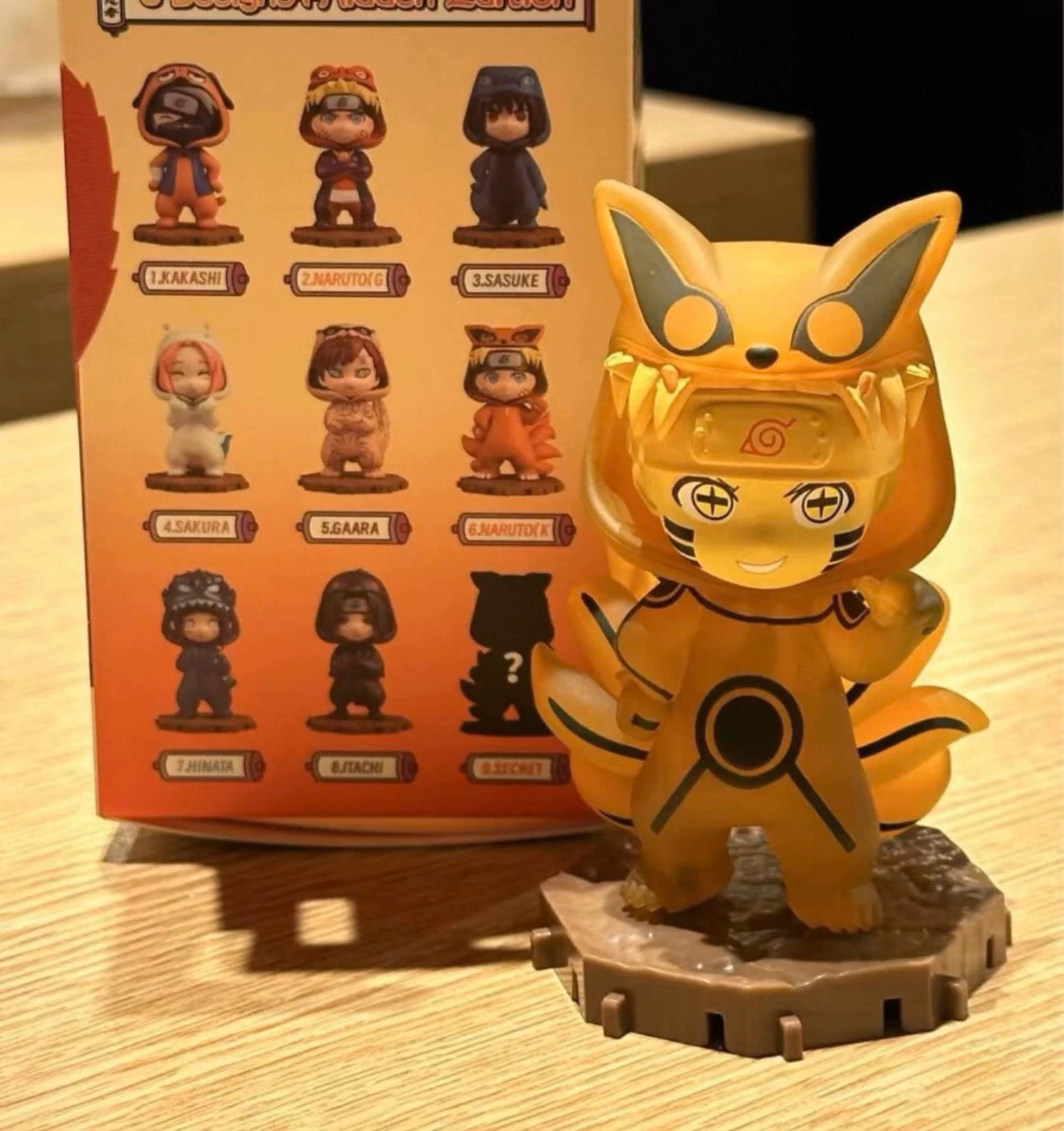 BN Figure X Naruto Ninja Part 1 Series Limited Edition | Naruto Shippuuden with Pajamas Naruto Sasuke Sakura Kakashi Gaara Hinata Itachi - Figure Collectable Toys Mystery Blind Box