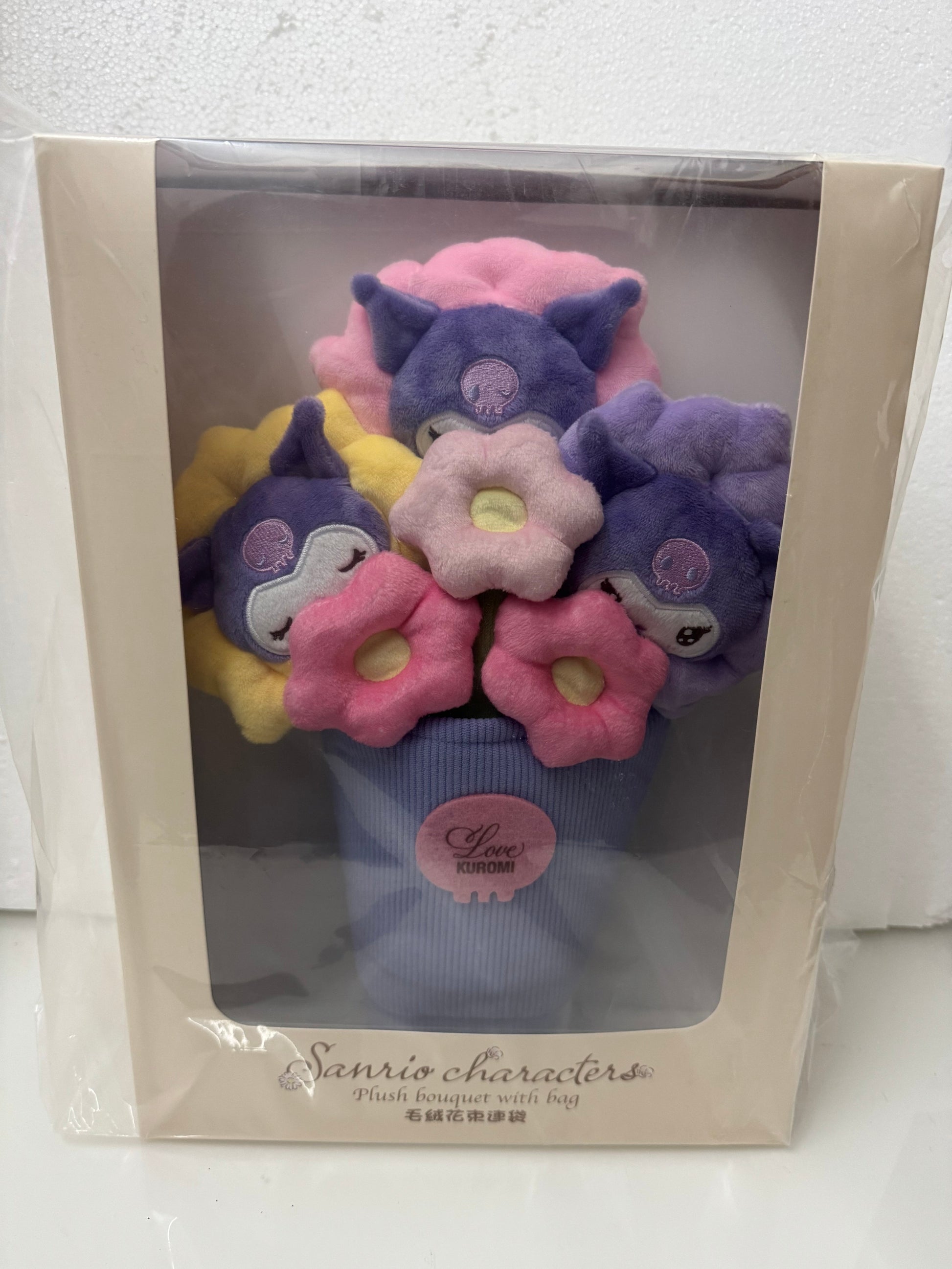 Sanrio x 7-11 Valentine Limited Edition | Kuromi Pastel Flowers Bouquet Bag Gift Box - Valentine Wedding Gift KawaiiGiftLand