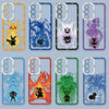 Japan Cartoon Pokemon Evolution Soul Version | Pikachu Raichu Froakie Genger Mew Mewtwo Greninja Riolu Lucario Charmander Charizard Bulbasaur Venusaur Vulpix Ninetales - Phone Case Samsung Galaxy S26 S25 S24 S23 S22 S21 FE Ultra Edge