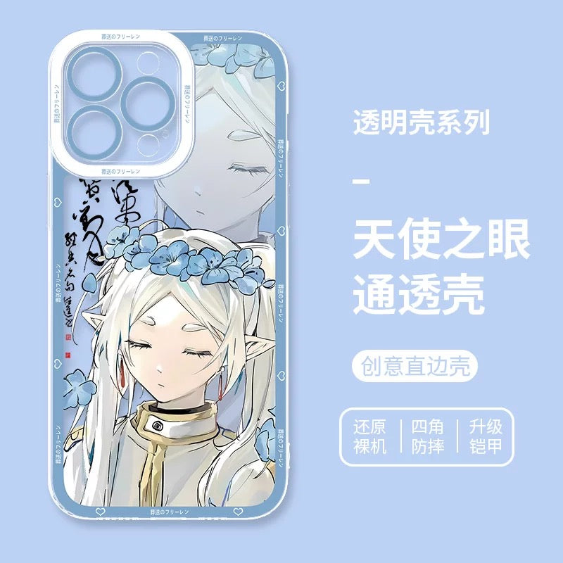 Japanese Anime FRIEREN Couple Style | Frieren Himmel - iPhone Case PLUS SE2 XS XR X 11 12 13 14 15 16 16e 17 17e Pro Promax 12mini 13mini