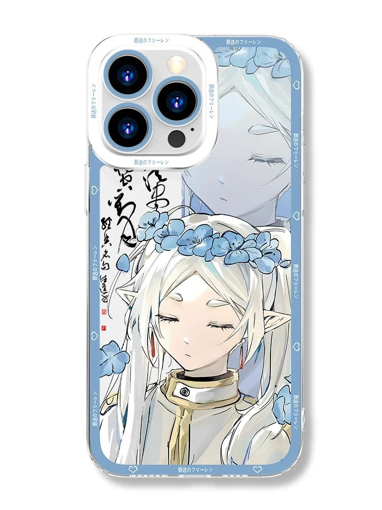 Japanese Anime FRIEREN Couple Style | Frieren Himmel - iPhone Case PLUS SE2 XS XR X 11 12 13 14 15 16 16e 17 17e Pro Promax 12mini 13mini