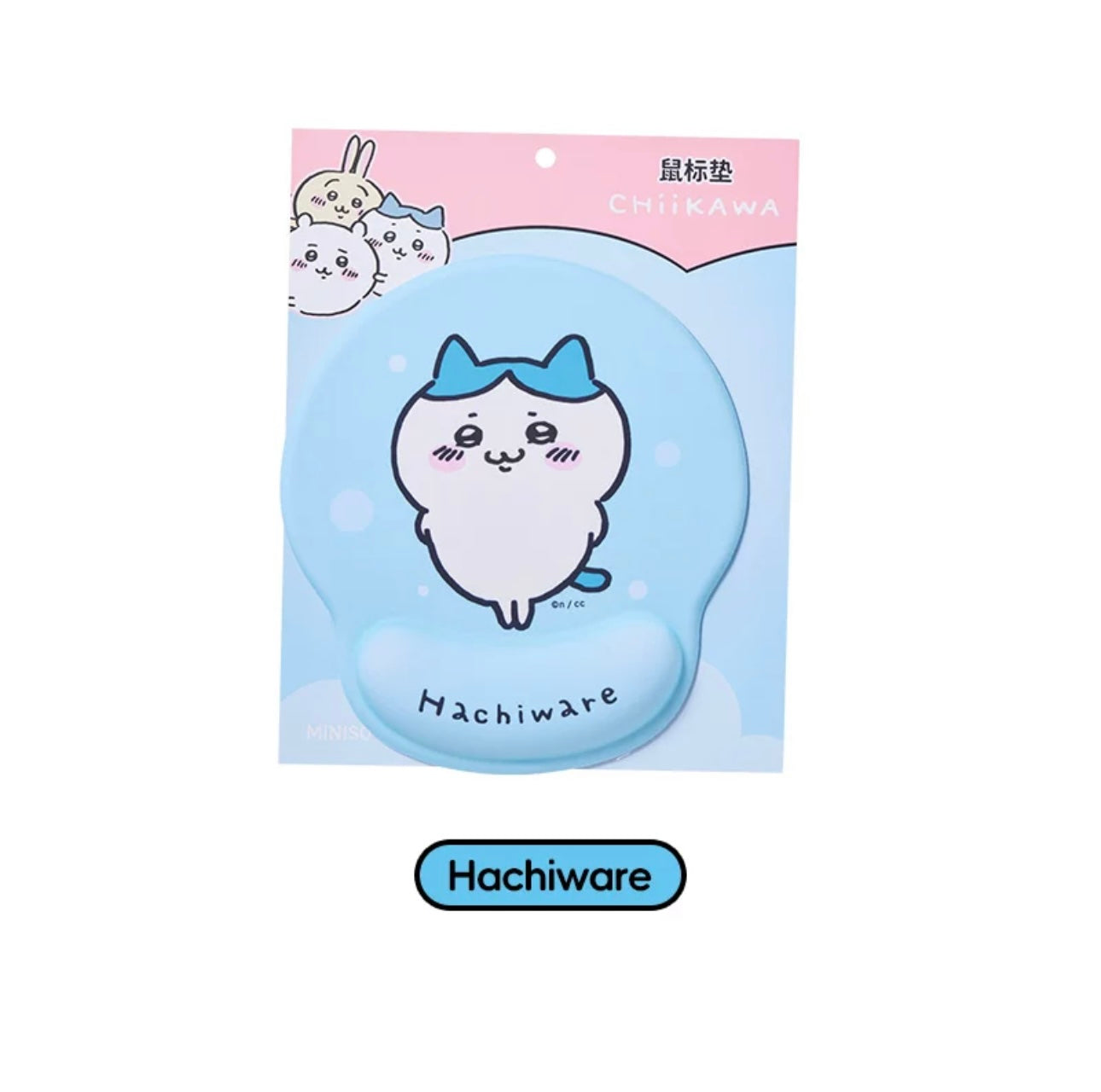 ChiiKawa X Miniso | ChiiKawa Hachiware Usagi Mouse Pad with Hand Pillow - Kawaii items Room Decoration KawaiiGiftLand