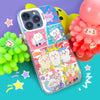 Japanese Cartoon ChiiKawa Laser Case | Comic Chiikawa Hachiware Usagi Momonga - iPhone Case Plus SE2 11 12 13 14 15 16 16e 17 17e Pro Promax