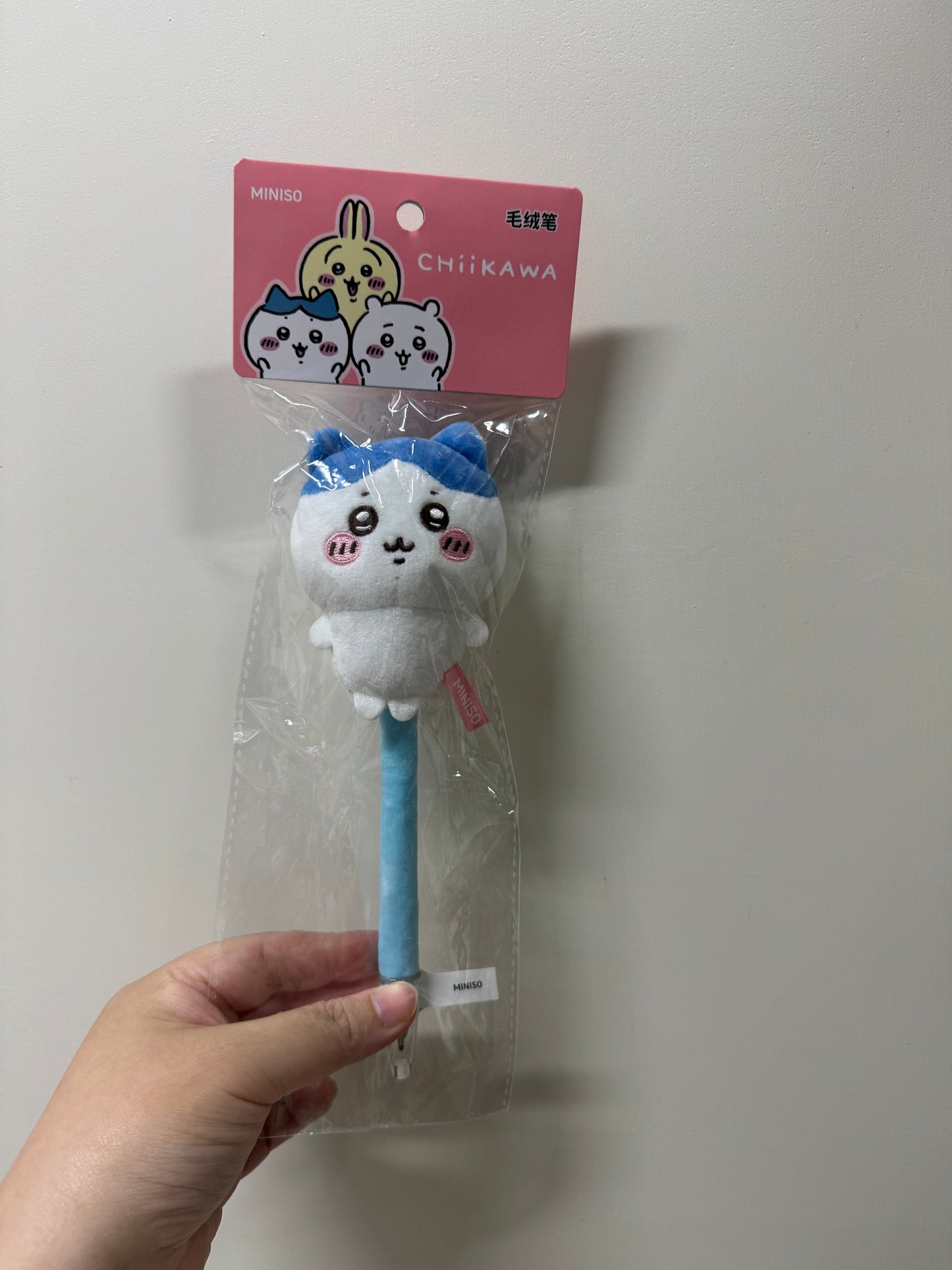 ChiiKawa X Miniso | ChiiKawa Hachiware Usagi Plush Pen - Kawaii items Room Decoration KawaiiGiftLand