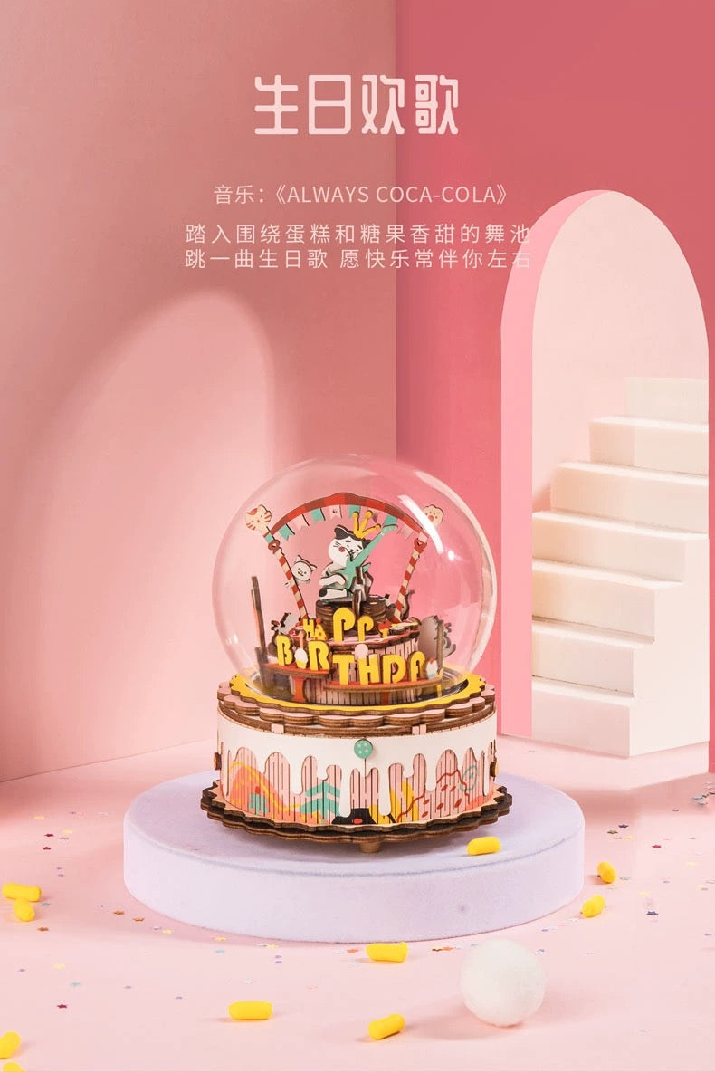 Craft Kits Wooden Music Box | Magic Fantasy Fairy Tale - DIY Handmade Mini World Miniature Gift