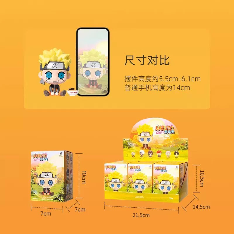 Miniso X Naruto Ninja Mini Sitting Part 1 Series Limited Edition | Naruto Shippuuden Naruto Sasuke Sakura Kakashi Gaara Lee -  Figure Keychain Collectable Toys Mystery Blind Box