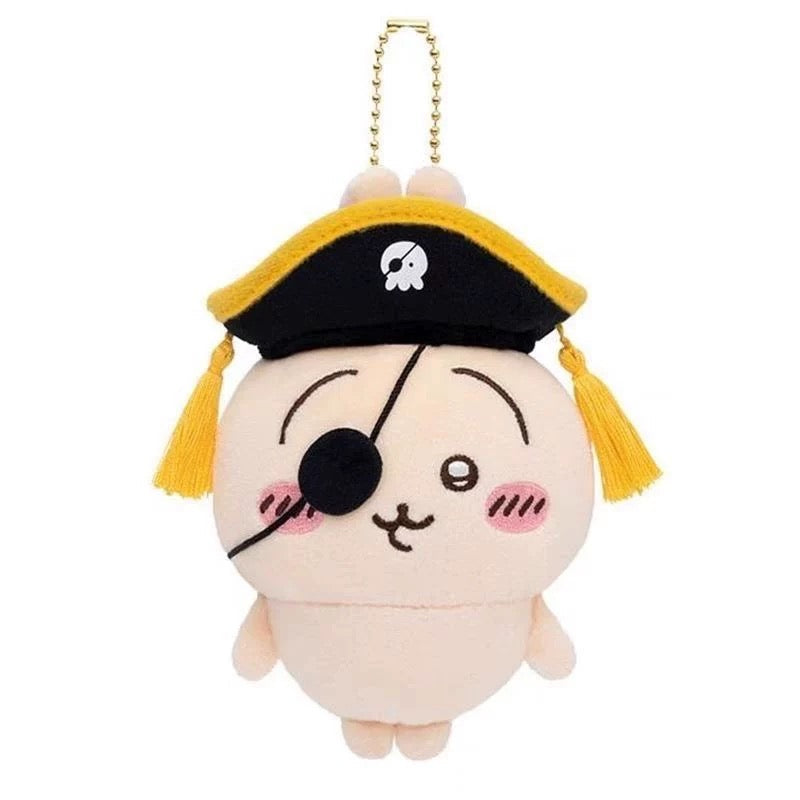 Japan ChiiKawa | Chiikawa Hachiware Usagi Momonga Kurimanju Cosplay Pirate Plush Doll Keychain - Kawaii items Room Decoration doll KawaiiGiftLand
