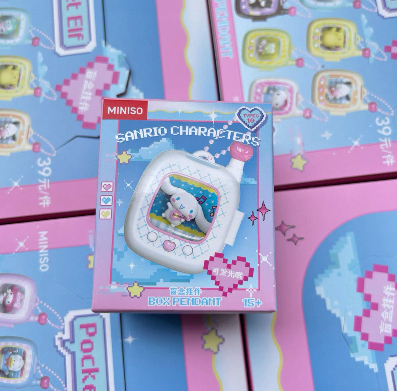 Miniso x Sanrio Characters Pocket Elf Series | Hello Kitty My Melody Kuromi Cinnamoroll Pompompurin Pochacco Keroppi Bad Badtz Maru Hangyodon AhirunoPekkle - Kawaii Collectable Toys Toy Collection - KawaiiGiftLand