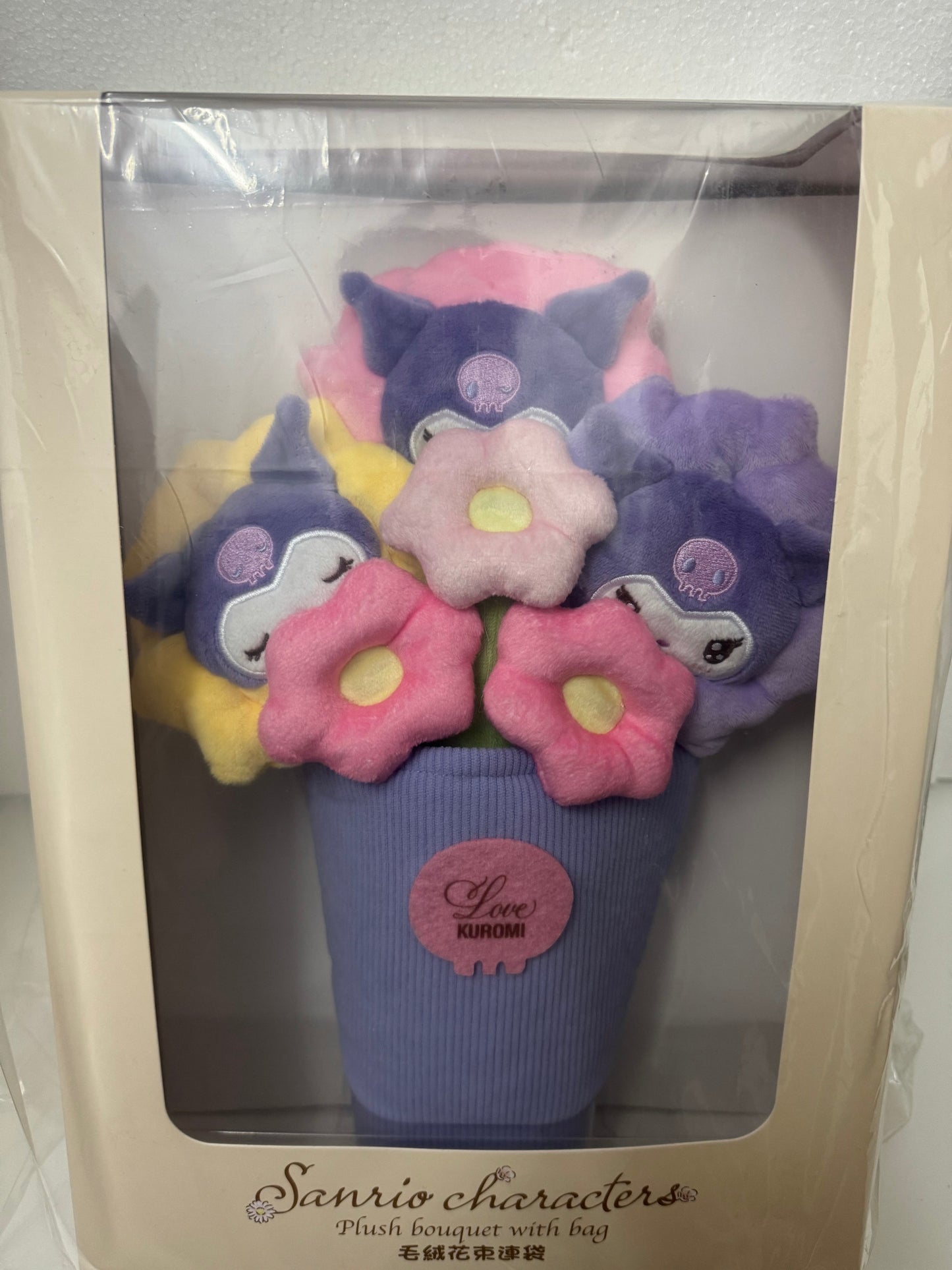 Sanrio x 7-11 Valentine Limited Edition | Kuromi Pastel Flowers Bouquet Bag Gift Box - Valentine Wedding Gift KawaiiGiftLand
