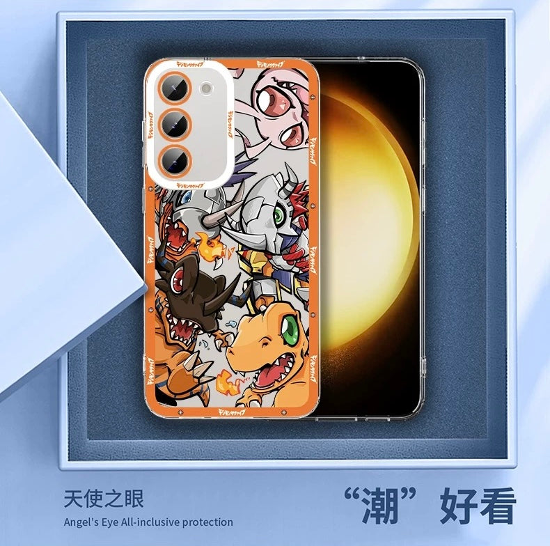Anime Digimon Digital Monster Evolution Verison | Palmon - Phone Case Samsung Galaxy S25 S24 S23 S22 S21 FE Ultra - KawaiiGiftLand