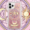 Japanese Anime CardCaptorSakura | Sakura Card Pink Heart Glitter QuickSand - Phone Case Samsung Galaxy S26 S25 S24 S23 S22 S21 FE Ultra Edge