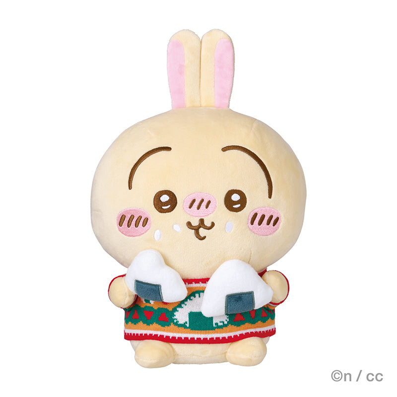 Japan ChiiKawa Christmas X Convenience Store Lottery | Prize A B C D E - ChiiKawa Hachiware Usagi Momonga Kurimanju Giant Plush Doll Cushion Keychain Plate Candle Crystal Ball Kawaii items Room Decoration KawaiiGiftLand