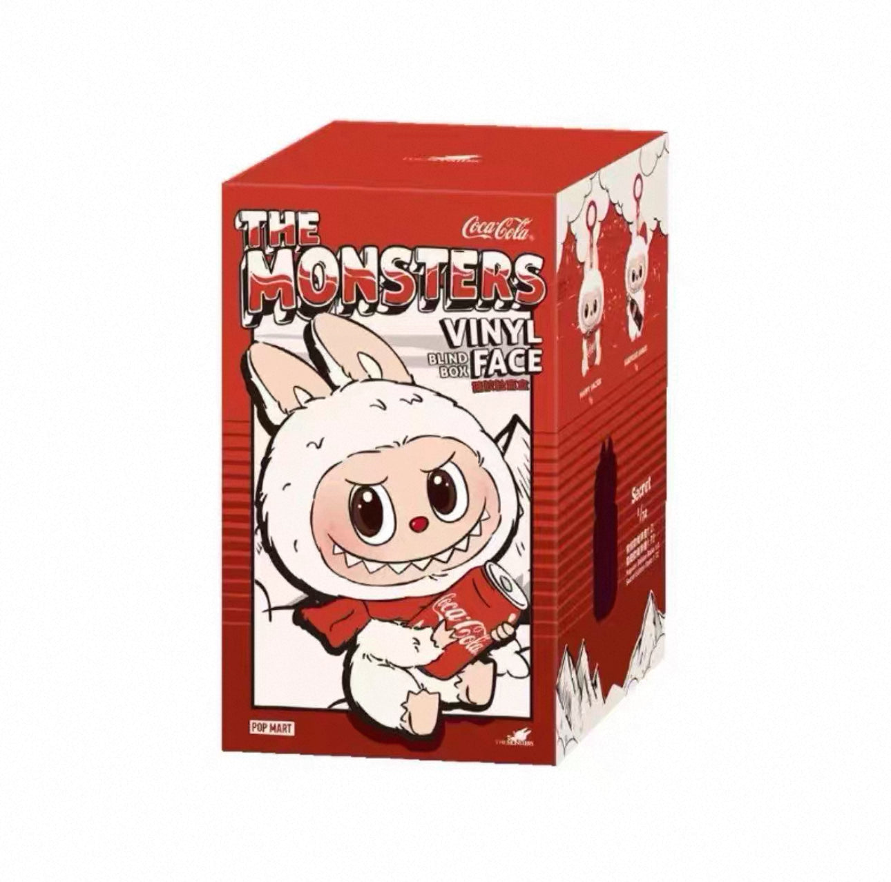Popmart The Monster X Soft Drinks Limited Edition | Vinyl Face Plush Doll Figure Keychain - 15cm Kasing Lung Zimomo Labubu Toy Collection