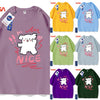 Cute Cartoon Doggie Maltese Puppy Style T-Shirt Series | Nice Wink Eyes Part2 - Kawaii Fashion Items for Child & Adult