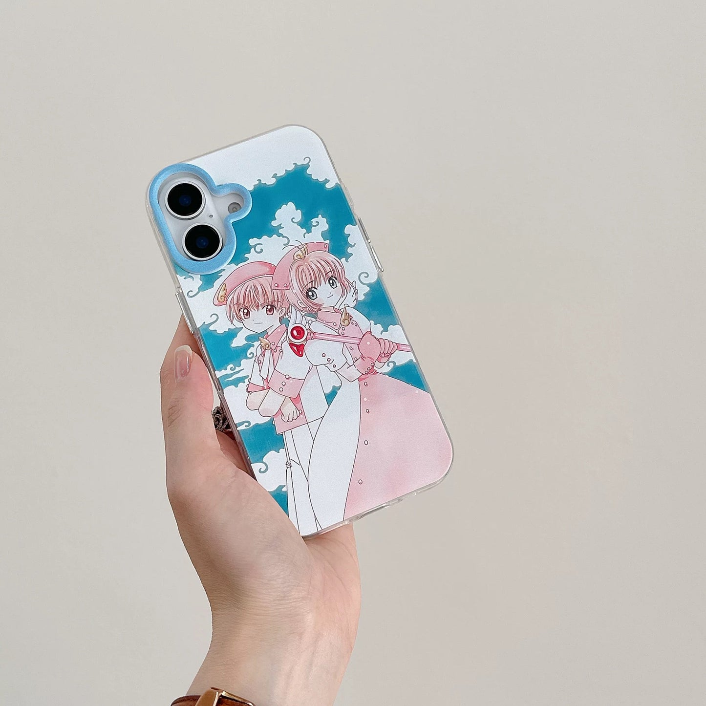 CardCaptorSakura Retro Comic Laser Case | Part 2 Couple Style Sakura Syaoran Tomoyo - Phone Case Samsung Galaxy S26 S25 S24 S23 S22 S21 FE Ultra Edge