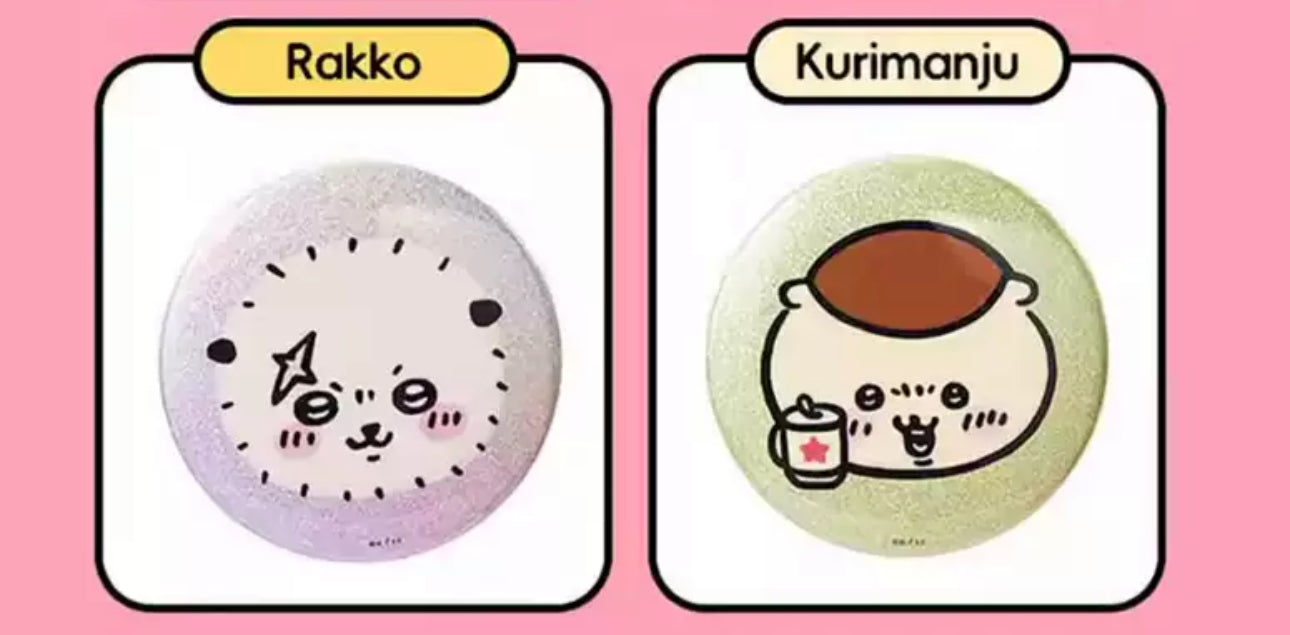 ChiiKawa X Miniso | ChiiKawa Hachiware Usagi Momonga Kurimanju Rakko Metal Pin - Kawaii Item Cute Accessories KawaiiGiftLand