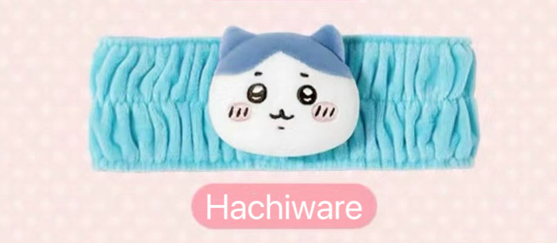 ChiiKawa X Miniso | ChiiKawa Hachiware Usagi Headband - Makeup Kawaii items Room Decoration doll KawaiiGiftLand