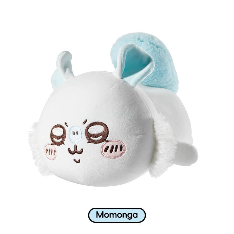 ChiiKawa X Miniso | ChiiKawa Hachiware Usagi Momonga Lying Down - 25cm Plush Doll Kawaii items Room Decoration doll KawaiiGiftLand