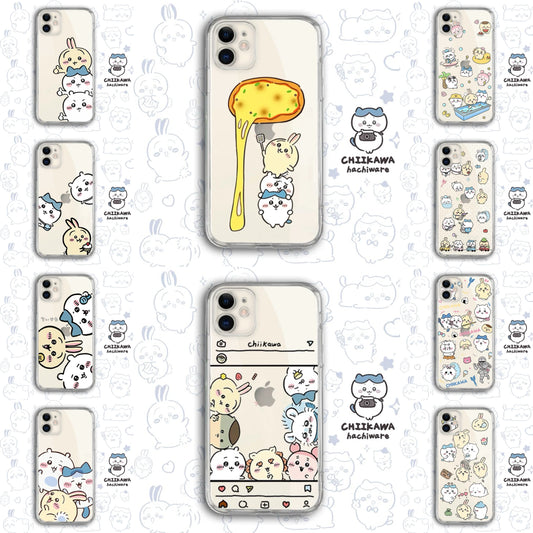Japanese Cartoon Chiikawa Clean Case | Happy Fun Part1 - Phone Case Samsung Galaxy S26 S25 S24 S23 S22 S21 FE Ultra