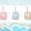 ChiiKawa X Miniso White Christmas Series | ChiiKawa Hachiware Usagi White Christmas Style Transparent Plastic Itabag Doll Bag Keychain - Kawaii Items Room Decoration