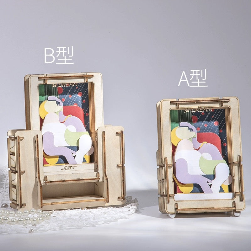 DIY Wooden Jigsaw Puzzle Multi-Purpose World Famous Paintings | Picasso Dream - Art Frame Home Decoration Gift