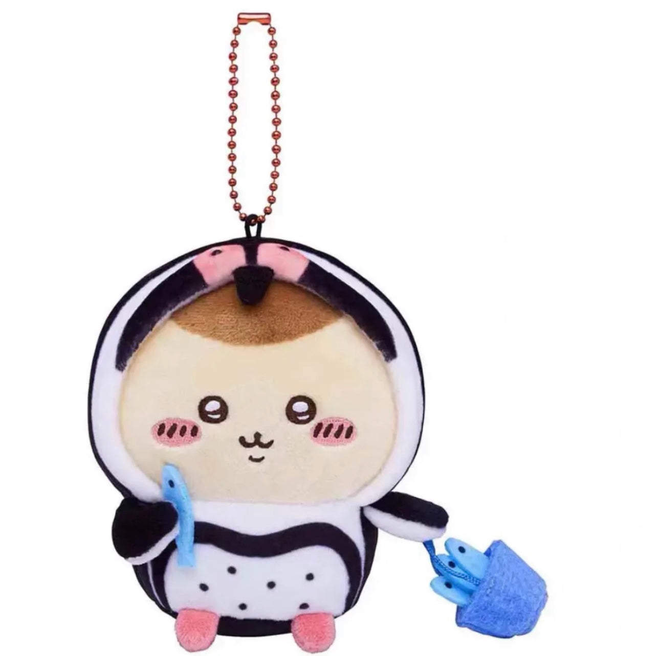 Japan ChiiKawa Aquarium Limited Keychain | Squid Otter Dolphin Penguin ChiiKawa Hachiware Usagi Momonga Kurimanju - Mini Plush Doll KawaiiGiftLand